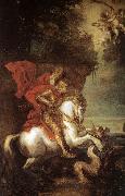 DYCK, Sir Anthony Van St George and the Dragon dfg oil painting